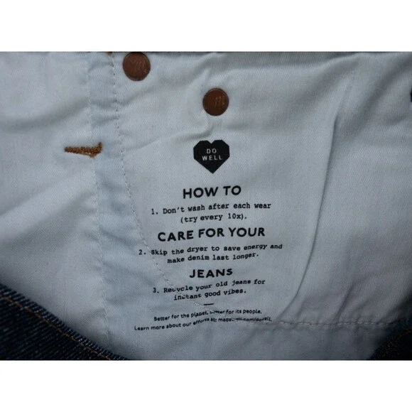 Madewell Jeans Womens 33x32 (Tag 31) The Perfect Vintage Flare Stretch Denim NEW - Picture 6 of 16